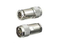 1pcs N Male Plug Connector Clamp RG8 LMR400 7D-FB RG213 Cable RF Coaxial Brass Straight New