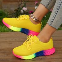 Shoes for Women 2023 Fashion Casual Sports Shoes Woman Breathable Mesh Platform Sneakers Mesh Shoes Womens Large Size Sneaker