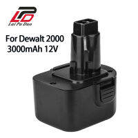 สำหรับ DeWalt 2000 3000mAh 12V IT-CD Ni-MH แบตเตอรี่แบบชาร์จไฟได้ DW9072 DW9071 DC9071 DE900 37 DE9071 DE9074 DE9075