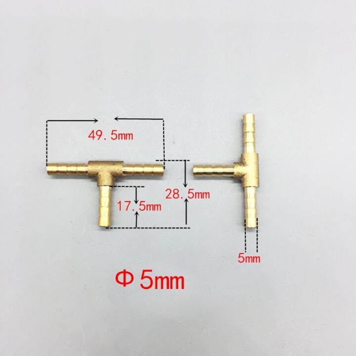 t-way-t-shape-brass-barb-pipe-hose-fitting-3-way-connector-for-4mm-5mm-6mm-8mm-10mm-19mm-hose-copper-pagoda-water-tube-fittings