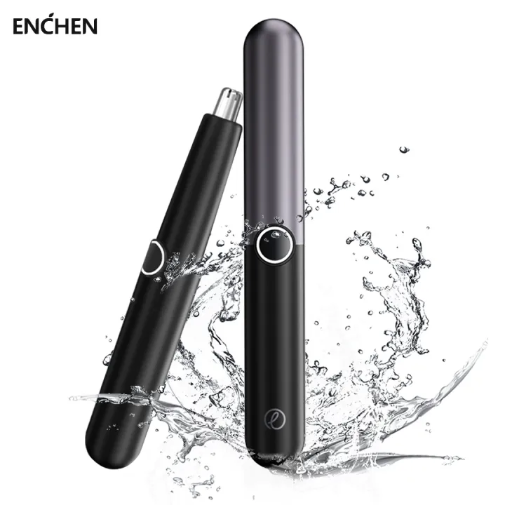 Enchen Rechargeable Nose Hair Trimmer Mocha N Long Battery Life IPX7 ...