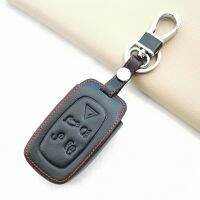 ♕❀ For Land Rover Discovery 4 for Range Rover Sport Vouge 2009 2010 2011 2012 100 Leather Car Key Case Cover Keyless Remote Fob