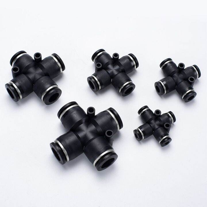 pza-pneumatic-quick-connector-pu-air-pipe-5-32-1-4-5-16-3-8-1-2-inch-hose-air-pipe-connector-y-type-four-way-quick-connector-pipe-fittings-accessories