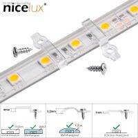 ✶ 50 pcs LED Connector Clip For For IP67 IP68 IP65 IP20 Wire Fixing 8mm 10mm 12mm 10.5mm 12.5mm fixture Mounted Clip With Screws