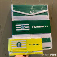 Startbuck ขาตั้งกล้อง Starbuck 2022สำหรับฤดูร้อนดาวชีวิตสีเหลืองสีเขียวสีขาวแพคเกจหลายชุดหน้ากากแพคเกจบัตรตัวอักษรกระเป๋าเก็บของแบน