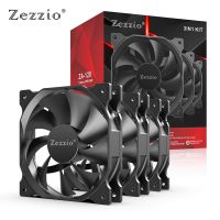 【YD】 ZEZZIO ZA-120 12cm CPU Cooler 3PIN and Molex port Computer Silence Cooling Fans