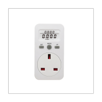 1 Piece Power Metering Socket English Power Metering Socket LCD Power Monitor Power Meter UK Plug