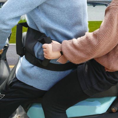 1PCS Motorcycle Scooter Passenger Safety Belt Rear Seat Grab Grip Handle Strap 6XDB