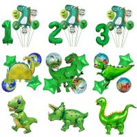 Large 3D Dinosaur Foil Balloons Jungle Animal Dinosaur Birthday Party Decorations Boy Dinosaur Birthday Balloons Decor Balloons