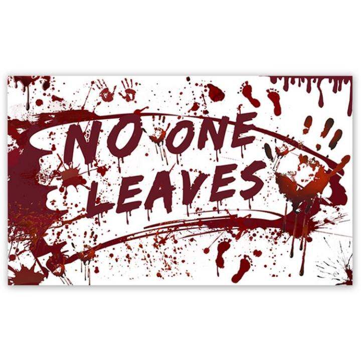 Halloween Bloody Banner, Bloody Halloween Decorations Supplies