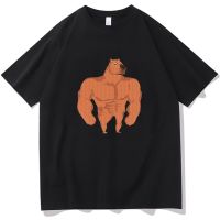 Muscle Capybara T Men Women Hip Hop Tshirt Print Graphics Tshirt Harajuku Hip Tee For Male Clothing Streetwear