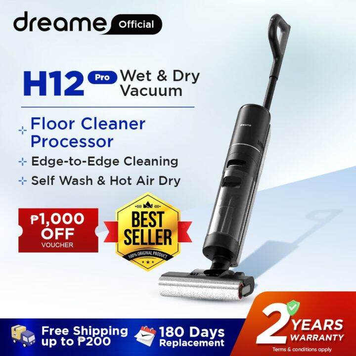 Dreame H12 Pro Wet Dry Vacuum Cleaner Cordless DualEdge Cleaning Lazada PH