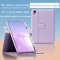 360เคสอะคริลิคหมุนได้ ° สำหรับ Huawei Honor Pad X9ขนาด11.5นิ้ว X8 Pro แผ่น11.5 V8 V7Pro 11 V6 V7 10.4 X8 10.1 Lite 9.7พร้อมขาตั้งหัวเข็มขัดปลอกพร้อมที่ใส่ดินสอแท็บเล็ต