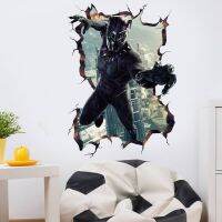 3D Avengers Black Panther wall stickers living room bedroom wall decoration Marvel movie poster wall stickers for kids rooms Wall Stickers  Decals