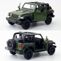 RMZ City Toy Diecast Model 1:36 Scale Jeep Wrangler Rubicon Pull Back Car Educational Collection Doors Openable Gift For Kid Die-Cast Vehicles