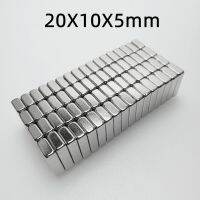 5 50PCS 20x10x5 block Powerful N35 Magnets 20mmX10mmX5 Super Sheet Permanent Magnetic 20x10x5 mm Strong Neodymium Magnet 20x10x5