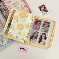 Daisy A5 Zipper Binder Kpop Photo Album Cover Inner Page Photocards Collect Book Postcards Organizer Notebook School Stationery  Photo Albums