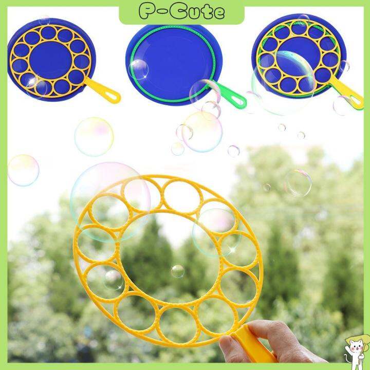 P-CUTE Outdoor Fun Children Bubble Wand Blower Set Big Bubble Machine ...