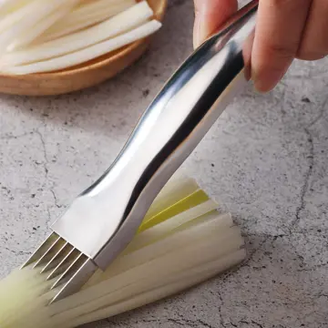 Stainless Steel Scallion Spring Onion Vegetable Shredder Slicer