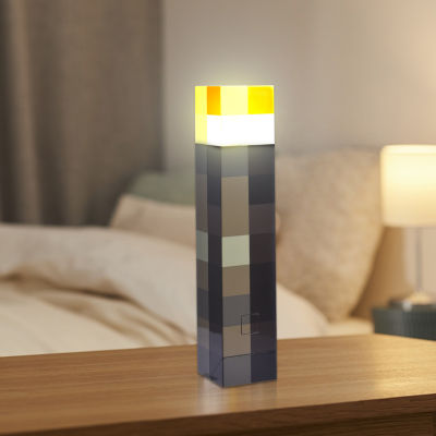 11.5 Inch Brownstone Torch Led Lamp Usb Rechargeable Night Light Lights Lighting