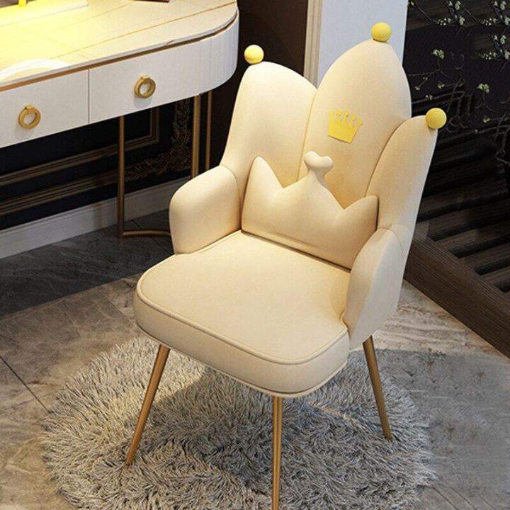 Armchairs Women& Cosmetic Chair Bedroom Dressing Chair for Leisure