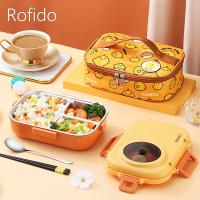 ☎∏ Portable Lunch Box Leak-Proof Insulated Cute Bento Box with Soup Bowl Office Worker Food Storage Containers Meal Prep Tableware