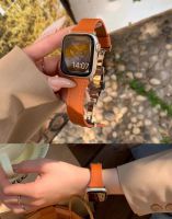 【Hot Sale】 Suitable for s76543218 generation se fashion new waist iwatch8 leather strap butterfly buckle