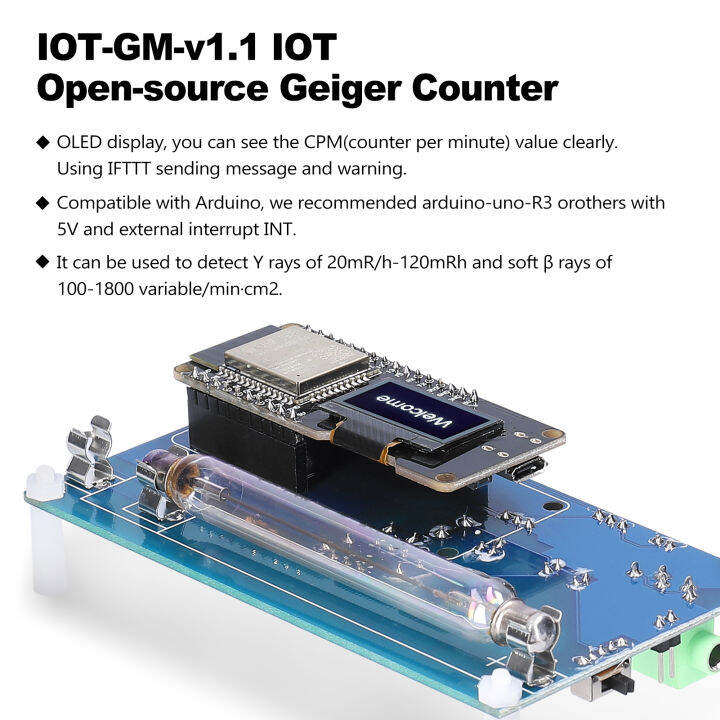 keykits-iot-gm-v1-1-iot-open-source-geiger-counter-oled-display-nuclear-radiation-detector-set-marble-tile-tester-iodine-131-radiation-monitor