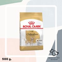 พลาดไม่ได้ โปรโมชั่นส่งฟรี อาหารสัตว์△Royal Canin 0.5 kg. Chihuahua Adult อาหารสุนัขโตพันธุ์ ชิวาวา อายุ 8 เดือนขึ้นไป