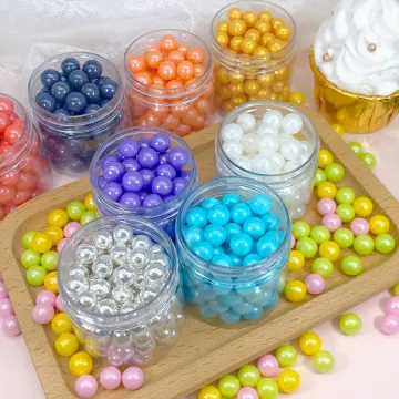 Edible Sprinkles Beads Diy Cake Baking Sugar Candy Balls Wedding Decor  Simulation Gold Bead Cake Decoration Wholesale