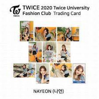 Twice Univ Fashion Club Trading Card