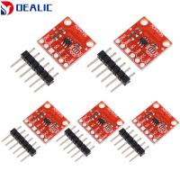 DEALIC 5Pcs I2C DAC โมดูล MCP4725 2.7โวลต์ถึง5.5โวลต์ 12บิตค่ะ โมดูล Breakout บล็อกเซ็นเซอร์ พลังงานสูงกำลังสูง บอร์ดพัฒนาพัฒนา Arduino สำหรับเด็ก