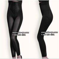 I am slimm  กางเกงกระชับ Micro Magnet Legging  -  สีดำ