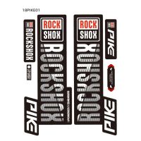 สติกเกอร์ร็อคช็อคหอก Mtb ส้อมสำหรับจักรยานเสือภูเขา Rockshox รูปลอกตะเกียบหน้าจักรยาน