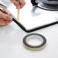 ↂ▩❁ 3 Rolls (6 Meters) Cooktop Gap Adhesive Tape Door Window Seal Waterproof Black for Gap Sealing Adhesive Tape Kitchen Accessories