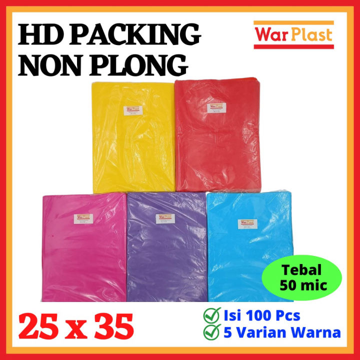 Kantong Plastik Hd Tanpa Plong Polos 25x35 Plastik Packing Plastik Olshop Plastik Tanpa Plong 7382