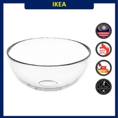 VARDAGEN Serving bowl, clear glass - IKEA