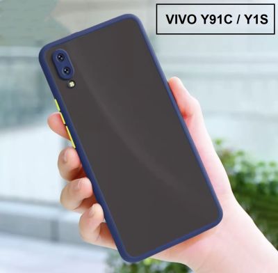 ⚡ส่งเร็ว 1-2วัน ⚡!! เคส Vivo Y91c เคสวีโว่ Y91C เคสวีโว่ Y1s เคสขอบสี เคสกันกระแทก case vivo Y1s / Y91c เคสโทรศัพท์ vivo