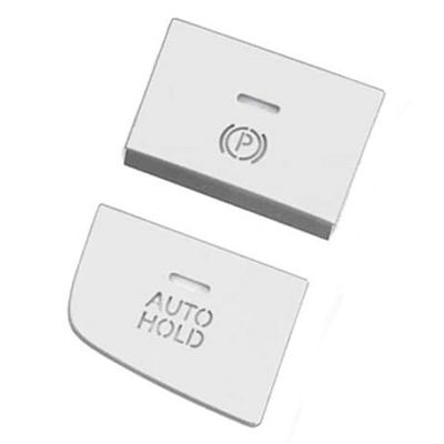 ⊕❈☋ Car Aluminum Handbrake Parking Brake AUTO HOLD Button Cover Frame Trim Sticker for Mazda 3 Axela CX-30 MX-30 2020