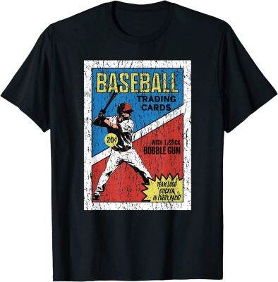 Retro Baseball Card Wrapper T-shirt