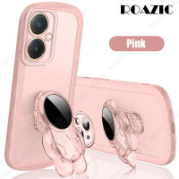 เคสมือจับสำหรับโทรศัพท์มือถือนักบินอวกาศ ROAZIC สำหรับ VIVO Y27เคสแบบมีขาตั้งได้ซิลิโคนนิ่มใส