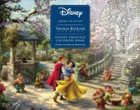 หนังสืออังกฤษใหม่ Disney Dreams Collection Thomas Kinkade Studios Disney Princess Coloring Poster [Paperback]
