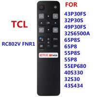 TCL RC802V FMR1 RC802V FUR6 RC802V FNR1 New Original Google Assistant Voice Remote Control use For TCL Android 4K Smart TV