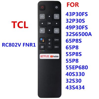TCL FMR1 RC802V FUR6 RC802V ใหม่ Original Assistant Voice REMOTE controll ใช้สำหรับ TCL Android 4K Smart