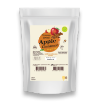 Wel-B Freeze-dried Apple Cinnamon Diced 10x10mm 60g (เวลบีแอปเปิ้ลชินนามอนหั่นเต๋า 60กรัม)