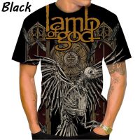 T SHIRT - Summer New Rock Band Lamb Of God 3D Printed Fashion Casual T-shirt Short Sleeve Fun Trend Short Sleeve Top T-shirt  - TSHIRT