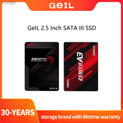 GeIL A3 SSD R3 2.5นิ้ว SATA III โซลิดสเตทไดรฟ์ภายใน240GB 480GB 256GB 512GB 1TB 2TB 4ฮาร์ดดิสก์ TB สำหรับแล็ปท็อป PC เดสก์ท็อป Zlsfgh