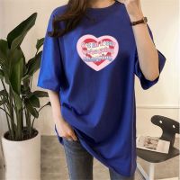 [AMYGO] 2023 T shirt Women Baju T-shirt Perempuan Loose Tshirt Woman Ladies Murah Plus Size 女上衣女装衣服宽松t恤