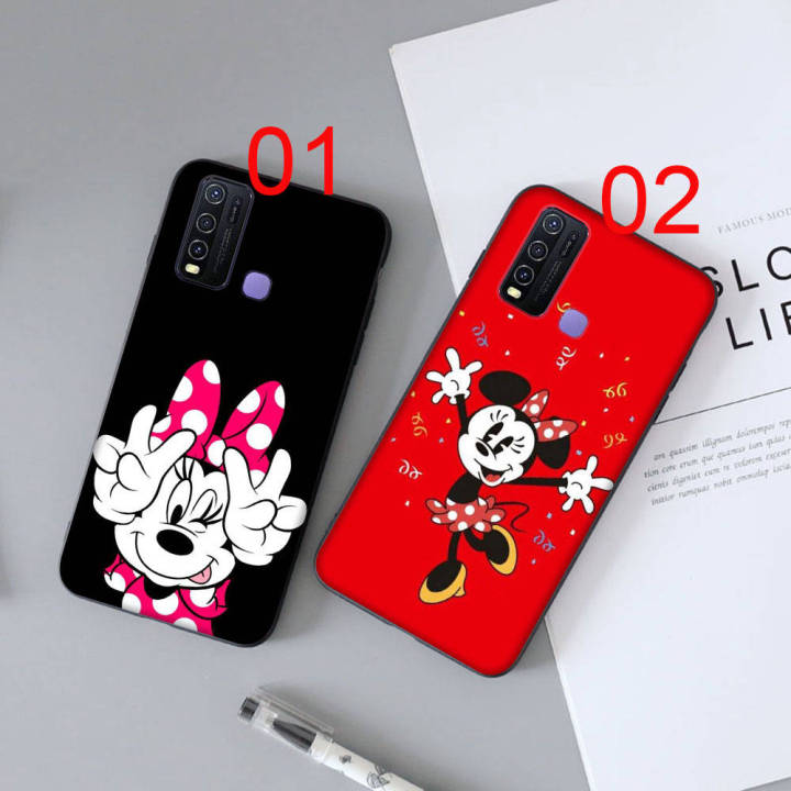 minnie-mouse-อ่อนนุ่ม-ซิลิโคน-เคสโทรศัพท์-หรับ-iphone-xr-7-6s-6-11-5s-xs-5-8-se-max-plus-x-pro-black-ปก