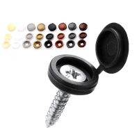 100pcs/Set Plastic Screw Cap Cover Nuts Cover Rustproof Furniture Exterior Nuts Cover Creative Hanging Hooks For Home Decoration